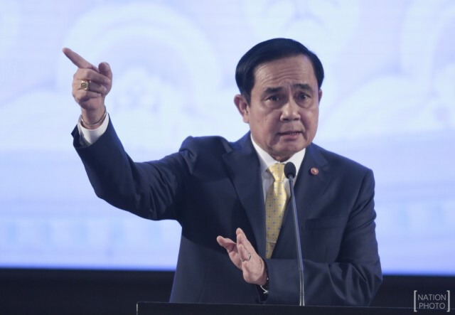 นายกฯนำครม.รัฐบาลแถลงผลงานรัฐบาลรอบ 1 ปี