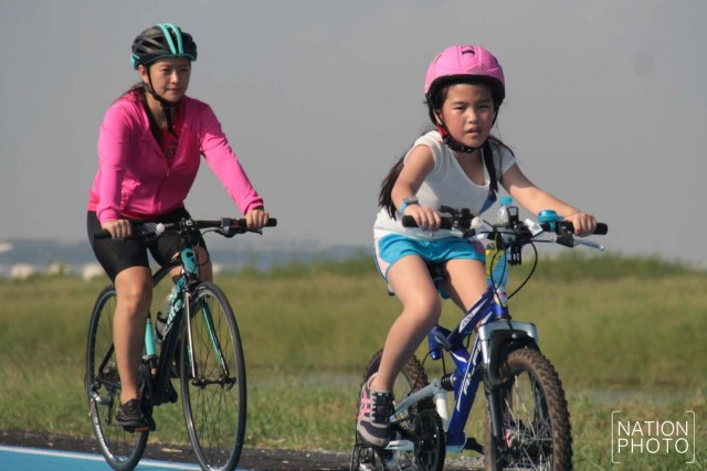 เปิดแล้ว "sky lane" ทางจักรยานรอบสนามบินสุวรรณภูมิ