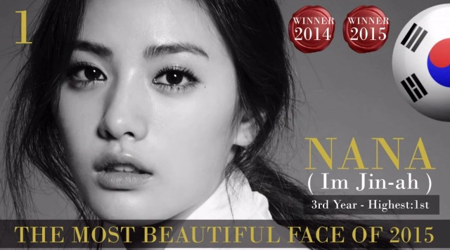 10 ใบหน้าสวยที่สุดในโลกปี 2015 สาวเอเชียคว้าอันดับ 1
