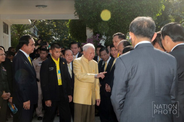 "ป๋าเปรม" อวยพร"นายกฯ-ครม.-ผบ.เหล่าทัพ" ขอให้ความดีเป็นเกราะป้องกัน