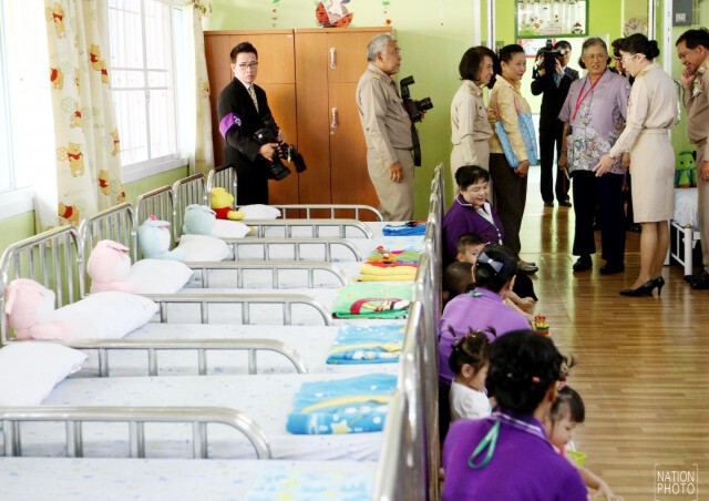 พระเทพฯ เสด็จ สถานสงเคราะห์เด็กอ่อนรังสิต