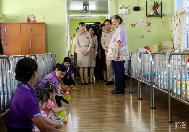 พระเทพฯ เสด็จ สถานสงเคราะห์เด็กอ่อนรังสิต