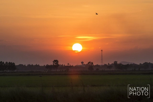 ภาพชุด แสงอัสดงสุดท้ายแห่งปี 2558