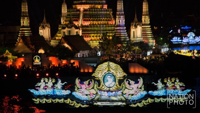 ภาพชุด การแสดง ชุด มหากาพย์นิทานแผ่นดิน หน้าพระปรางค์วัดอรุณ
