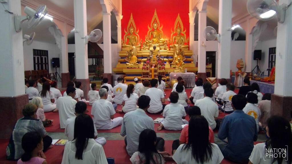 วัดไทรงามสงขลาจัดพิธีสวดมนต์ข้ามปี “เริ่มต้นดี ชีวิตดี”ส่งท้ายปีเก่า ต้อนรับปีใหม่ 2559