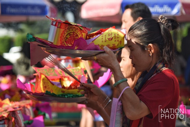 พลังแห่งศรัทธา! "องค์ไท้ส่วยเอี๊ย" ล้นวัดเล่งเน่ยยี่ 2