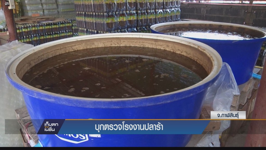 เก็บตกเย็น - บุกตรวจโรงงานปลาร้า