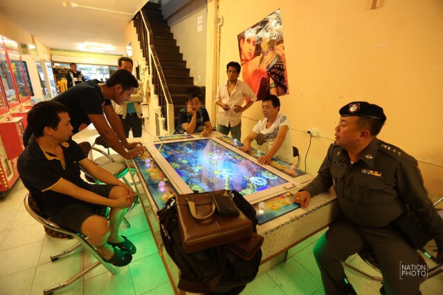 ตร.จับเครื่องเล่น"เกมยิงปลา"แลกรางวัลเข้าข่ายการพนัน