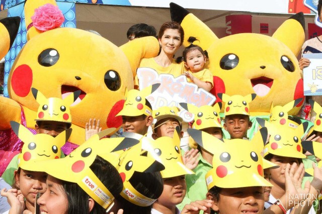 ภาพชุด "โบว์"พา"น้องมะลิ" ร่วมเปิดงาน Pokemo Day Pikachu Dance Party 2516