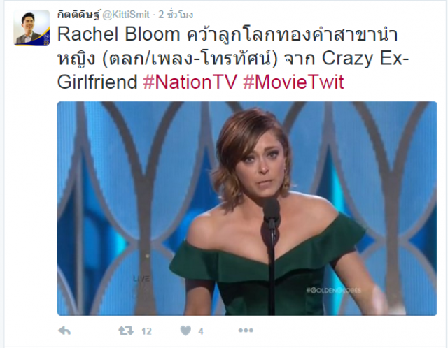 ผลประกาศรางวัล ลูกโลกทองคำ ครั้งที่ 73