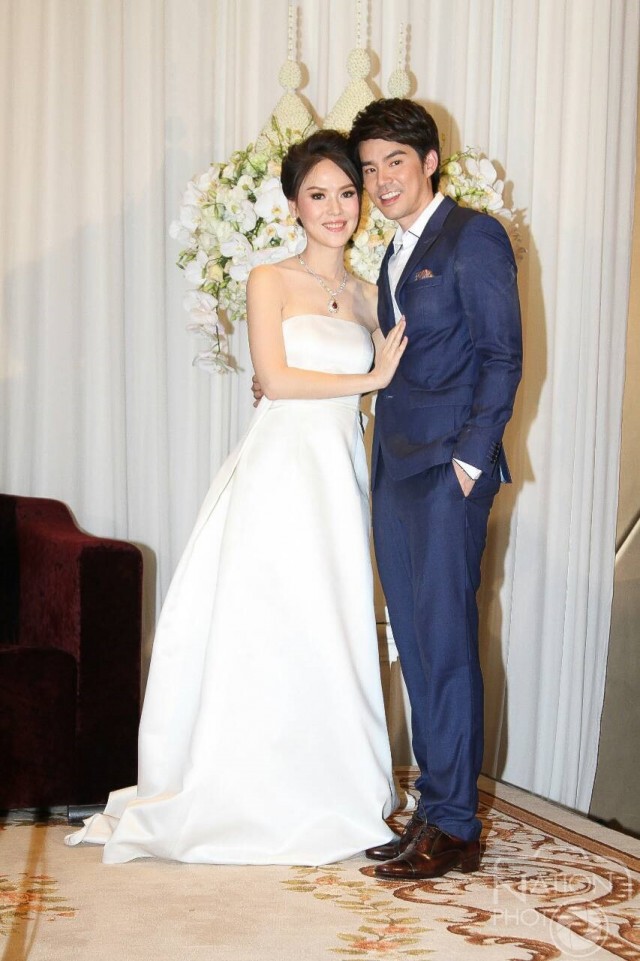 ภาพชุด สุดหวาน "บีม กวี" เข้าพิธีวิวาห์ "ออย อฏิพรณ์"