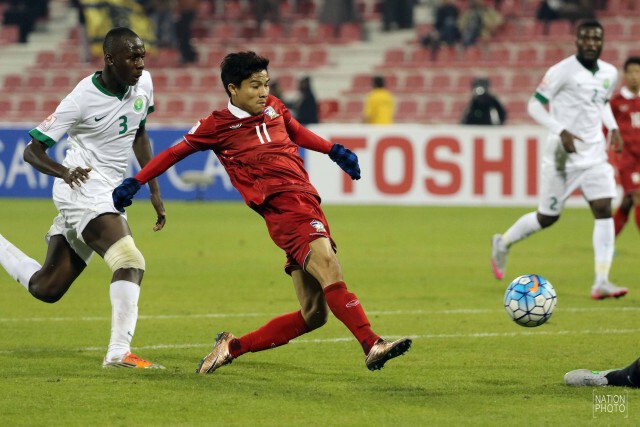 ชมภาพจากขอบสนาม ทัพช้างศึกยู-23 ไล่เจ๊าซาอุฯ สุดมัน 1-1