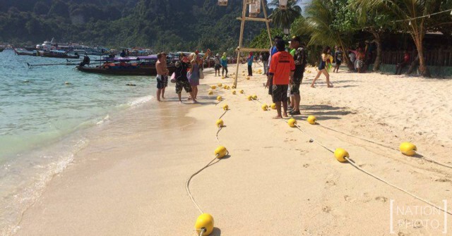 วาง 14 ทุ่นนำร่อง ในหมู่เกาะพีพีแก้ปัญหาปะการังพัง
