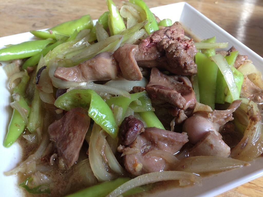 Cooking is Fun : เครื่องในไก่ผัดพริกอ่อน