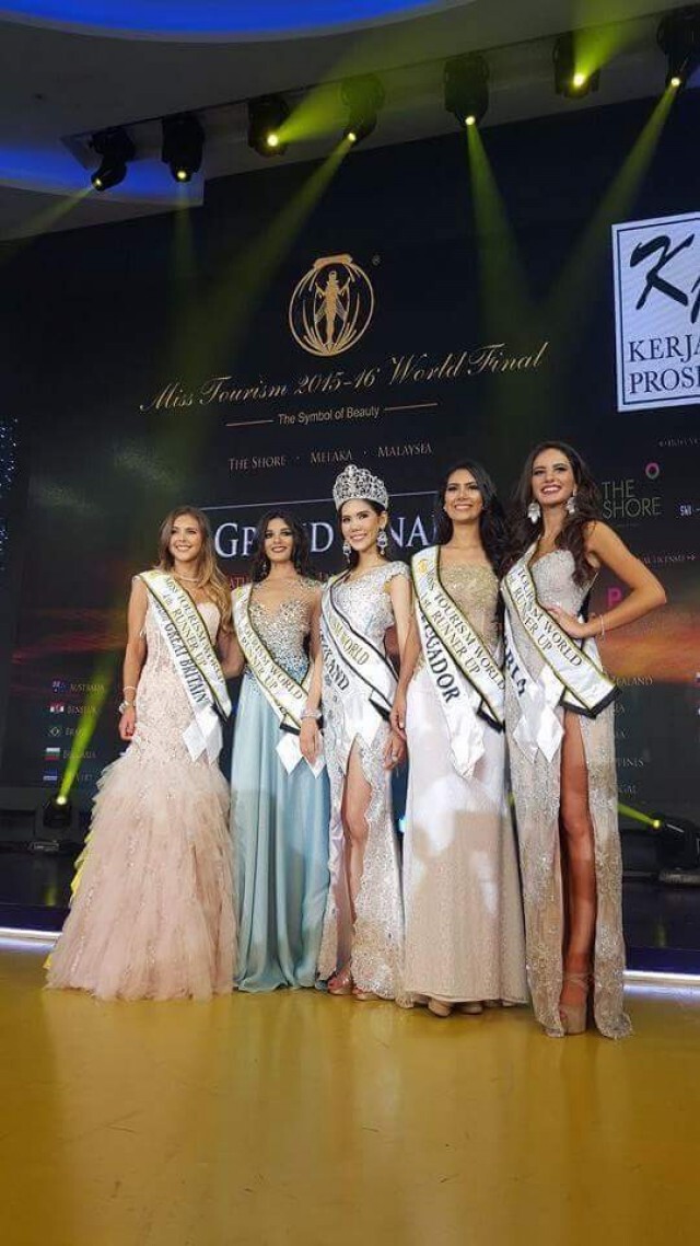 "นุชนรินทร์ ศิลปรักษ์" คว้ามงกุฎ MISS TOURISM WORLD 2015-2016