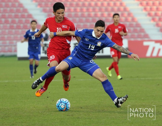 ช้างศึก ตีเจ๊าโสมแดง 2-2 ตกรอบแรกบอลยู-23