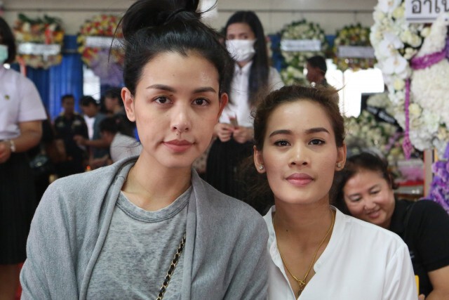 ศิลปินดาราร่วมเลี้ยงเพลพระ งานสวดอภิธรรมศพ "ปอ ทฤษฎี" วันที่ 5