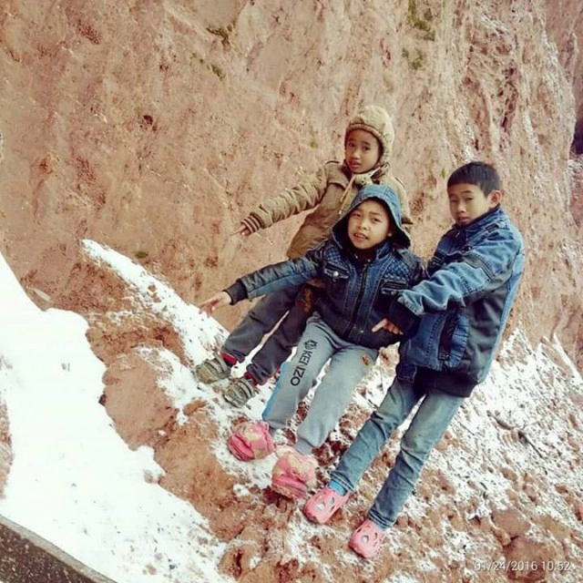 แขวงหัวพันของสปป.ลาวเกล็ดหิมะตกแล้ว