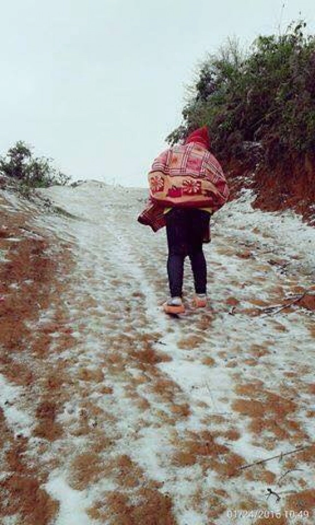 แขวงหัวพันของสปป.ลาวเกล็ดหิมะตกแล้ว