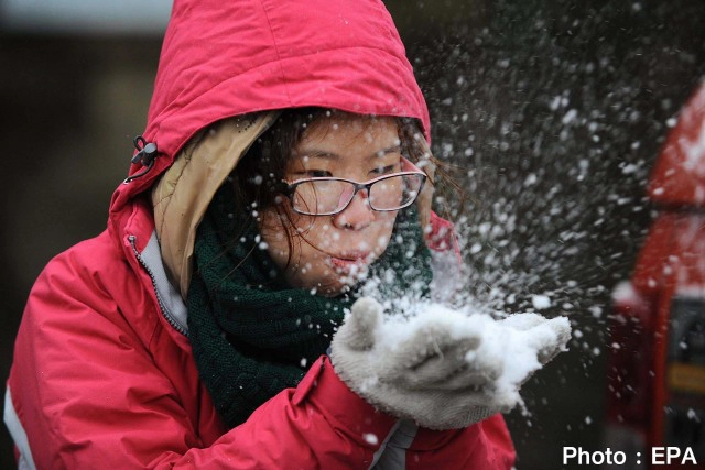 เอเชียหนาวจัด ฮ่องกงอุณหภูมิต่ำสุดในรอบเกือบ 60 ปี