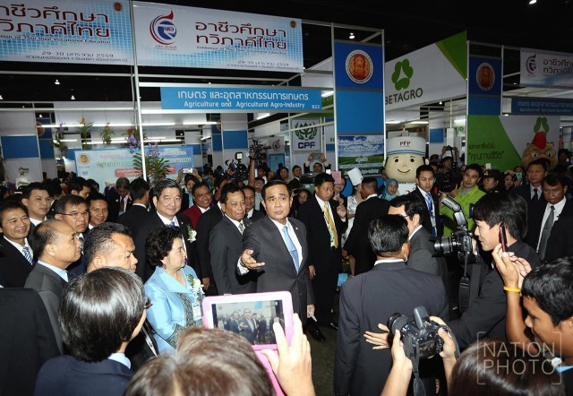 ประยุทธเปิดงาน"อาชีวศึกษาทวิภาคีไทย" เมืองทองธานี