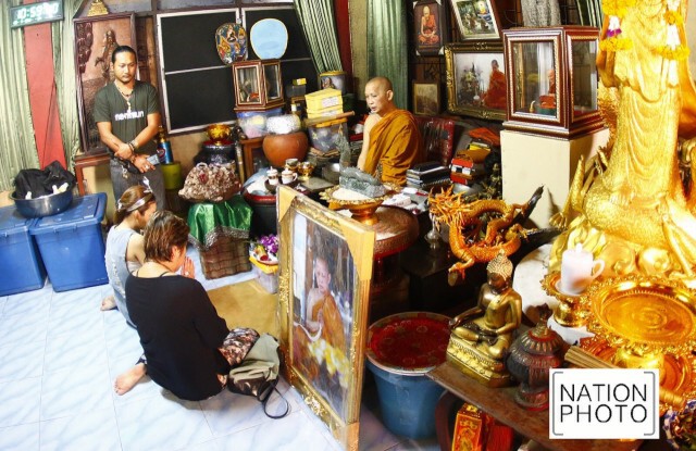ภาพชุด ปิดฉากเจิมลูกเทพ "วัดบัวขวัญ" ห้าม"หลวงพี่วินัย"