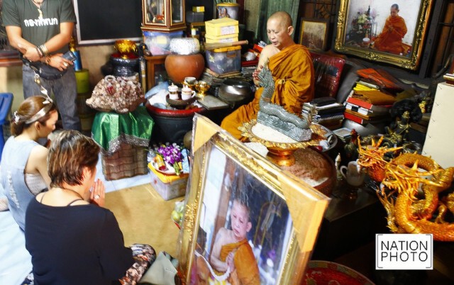 ภาพชุด ปิดฉากเจิมลูกเทพ "วัดบัวขวัญ" ห้าม"หลวงพี่วินัย"