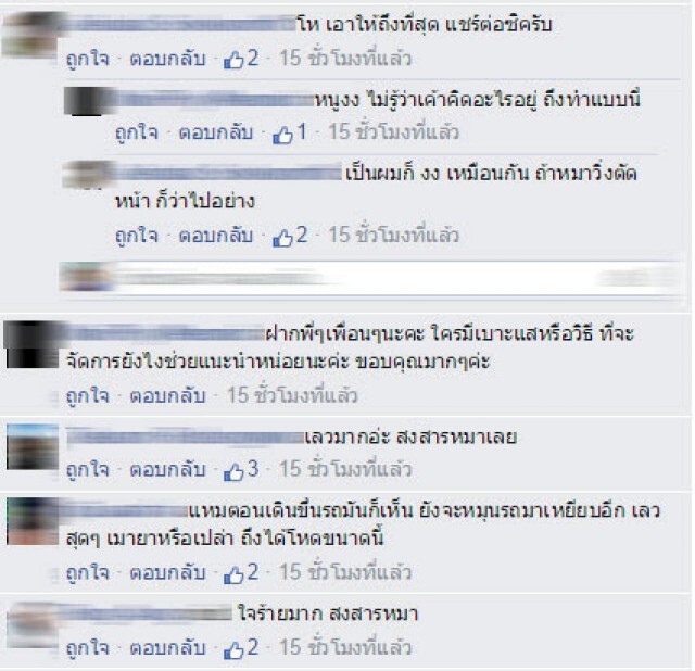 ชาวเน็ตหาเบาะแส หนุ่มขับรถทับสุนัขซ้ำ 2รอบ
 หนุนแจ้งความ พรบ.ทารุณสัตว์