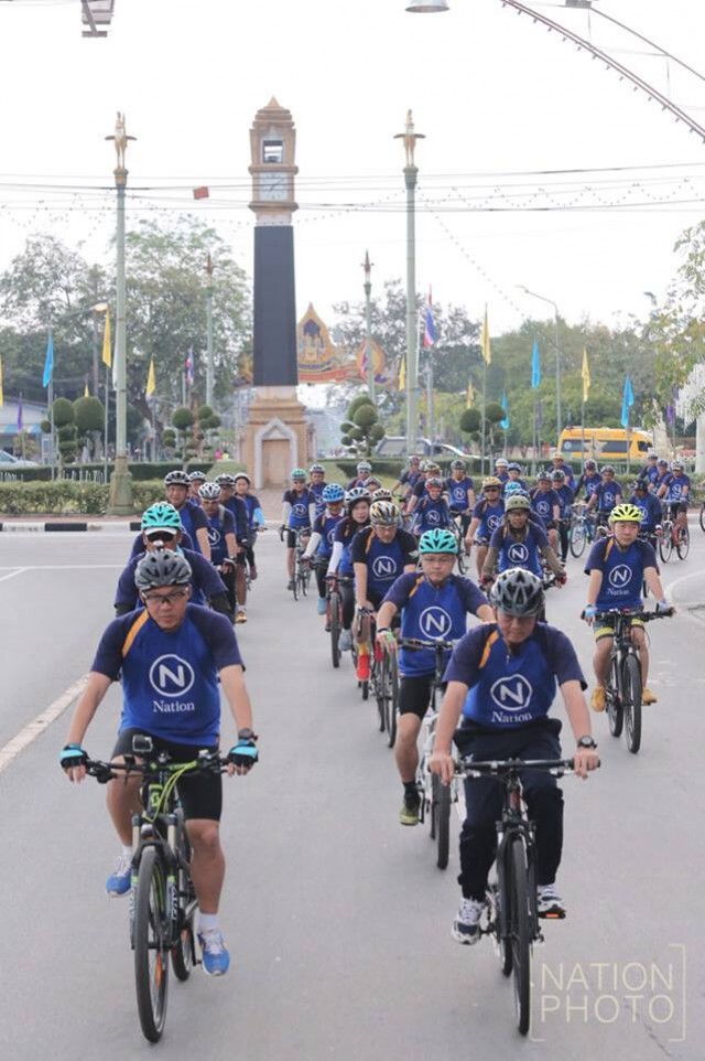 ผู้ว่าฯยะลานำทีมปั่นสำรวจเส้นทาง "Nation bike Thailand"