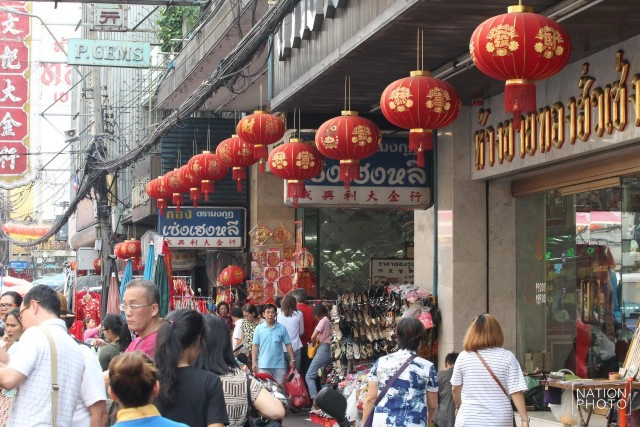 ภาพชุด ไชน่าทาวน์กลางกรุงคึกคัก ต้อนรับตรุษจีน ประดับโคมแดงทั่วเยาวราช