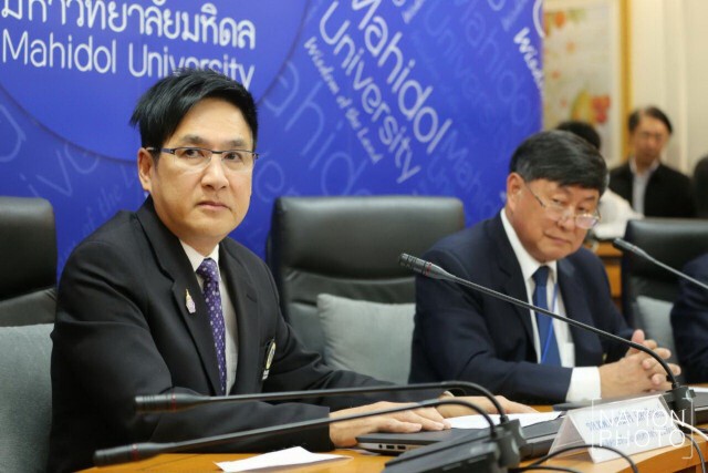 ภาพชุด "มหิดล" แถลงกรณี "ดลฤดี" เบี้ยวทุนรัฐ
