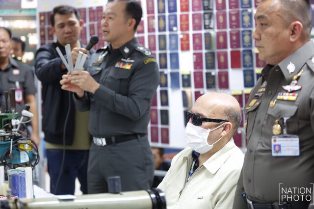 ภาพชุด สตม.แถลงผลการจับกุม แก๊งค์"ด๊อกเตอร์"