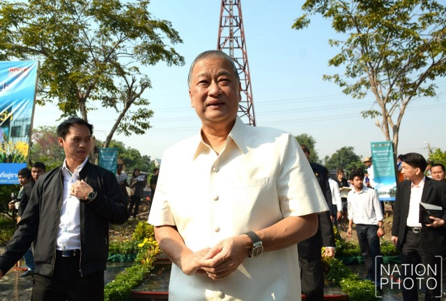 ภาพชุด พิธีตอกเสาเข็ม โครงการสร้างเขื่อน ค.ส.ล.