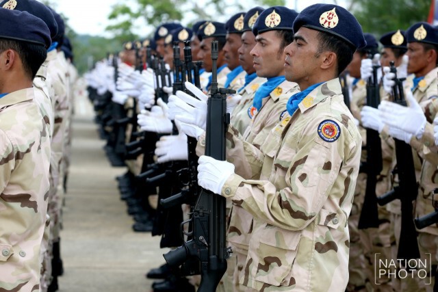 ภาพชุด พิธีสวนสนาม วันสถาปนาวันอาสาสมัครรักษาดินแดน