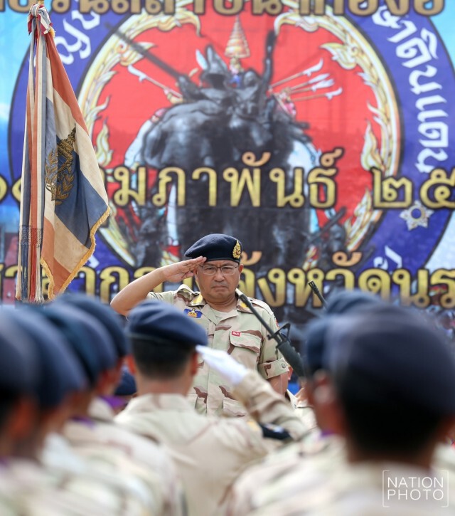 ภาพชุด พิธีสวนสนาม วันสถาปนาวันอาสาสมัครรักษาดินแดน