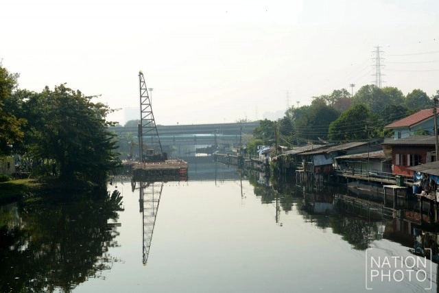 ภาพชุด พิธีตอกเสาเข็ม โครงการสร้างเขื่อน ค.ส.ล.