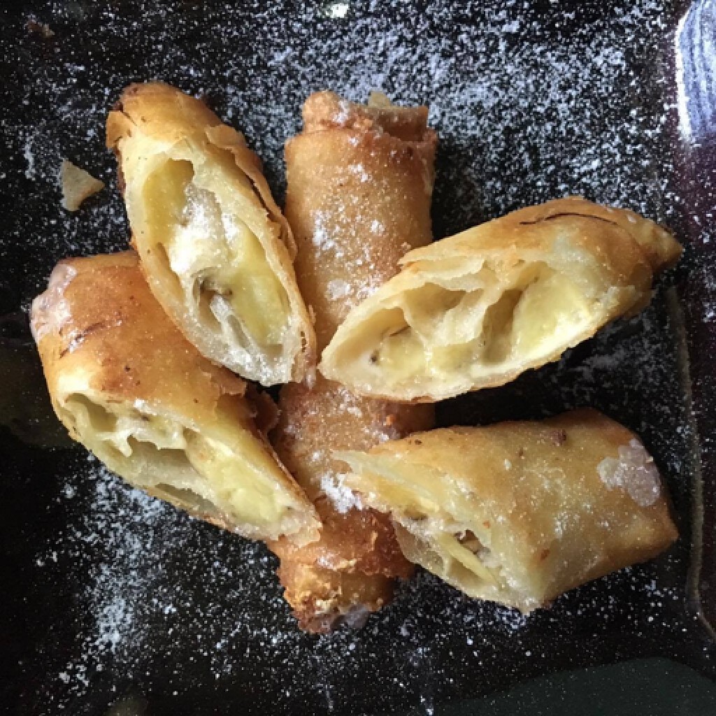 Cooking is Fun : ปอเปี๊ยะกล้วยหอมชีส เมนูจัดการของไหว้ตรุษจีน