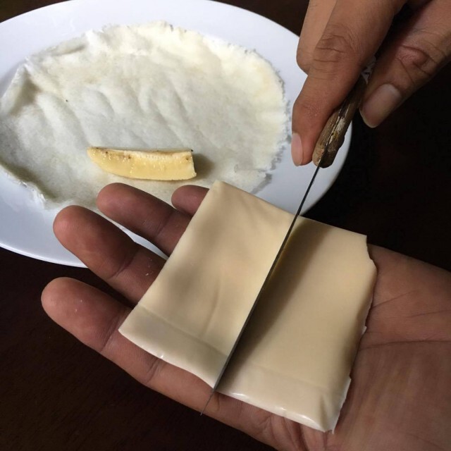 Cooking is Fun : ปอเปี๊ยะกล้วยหอมชีส เมนูจัดการของไหว้ตรุษจีน