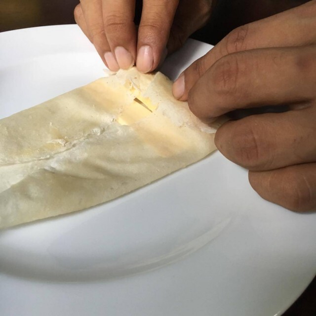 Cooking is Fun : ปอเปี๊ยะกล้วยหอมชีส เมนูจัดการของไหว้ตรุษจีน