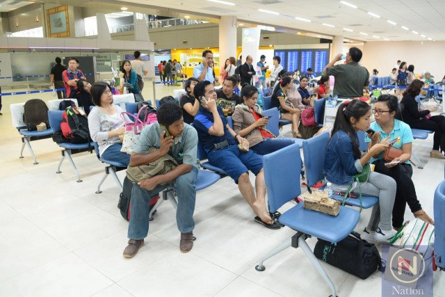 นกแอร์ไม่บิน ผู้โดยสารกว่า 300 เคว้งดอนเมือง