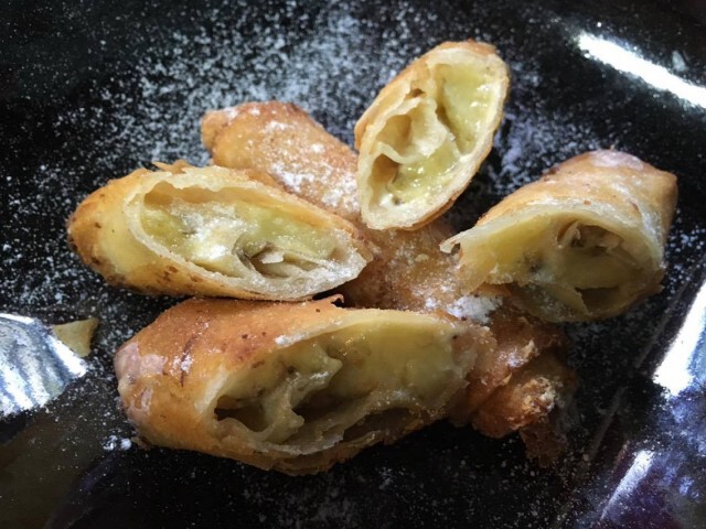 Cooking is Fun : ปอเปี๊ยะกล้วยหอมชีส เมนูจัดการของไหว้ตรุษจีน