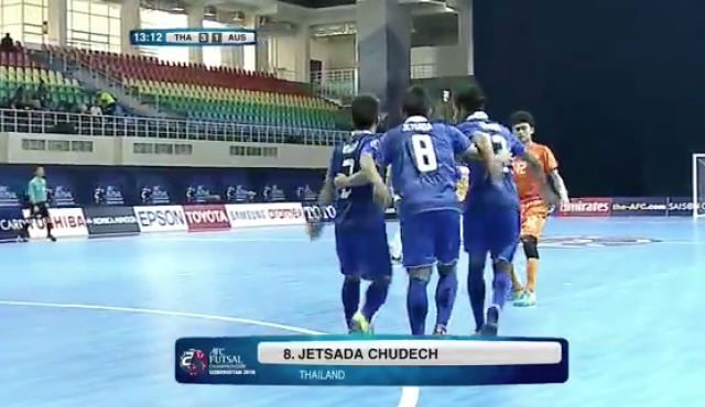 โต๊ะเล็กไทย ฟอร์มดุ! ไล่ถล่มออสซี่ 6-1 ซิวตั๋วฟุตซอลโลก