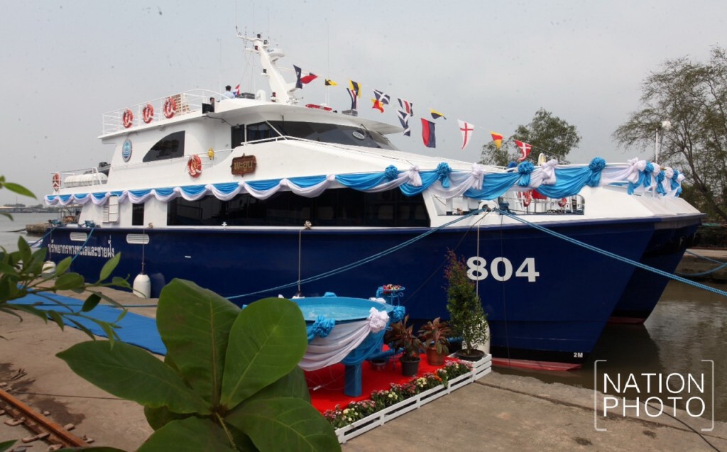 พิธีปล่อยเรือลงน้ำ เรือตรวจการณ์ลำแรก "กรมทรัพยากรฯ" พิธีปล่อยเรือลงน้ำ เรือตรวจการณ์ลำแรก "กรมทรัพยากรฯ"