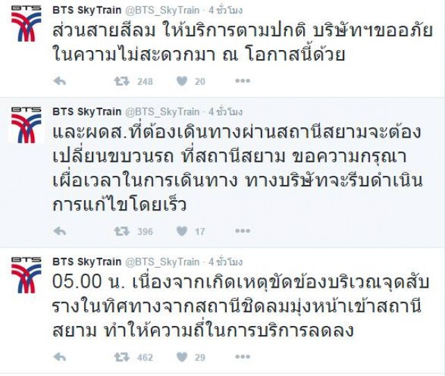 คนล้นสถานี  คิวยาวเหยียด บีทีเอสแจ้งปัญหาจุดสับรางขัดข้อง