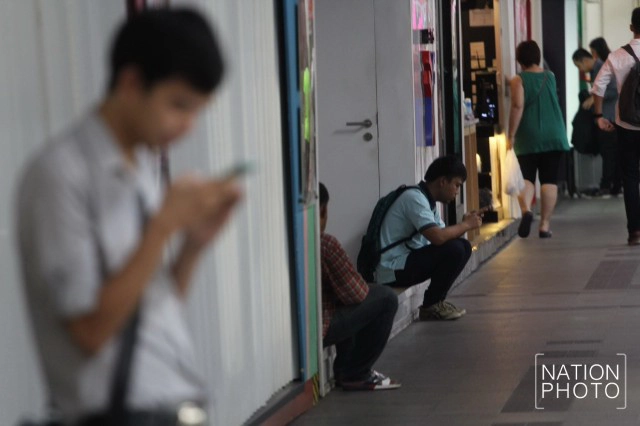 ภาพชุด สถานีสยาม คนแน่นขนัด หลัง BTS ขัดข้อง