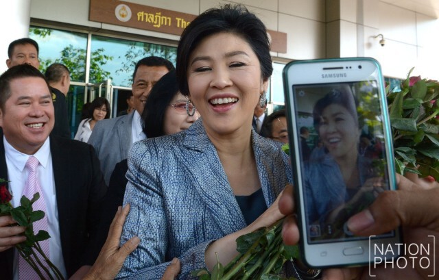 ภาพชุด : “ยิ่งลักษณ์” ฟังไต่สวนพยานโจทก์ คดีจำนำข้าว รอบ 3