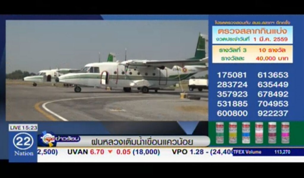 ฝนหลวงเติมน้ำเขื่อนแควน้อย ฝนหลวงเติมน้ำเขื่อนแควน้อย