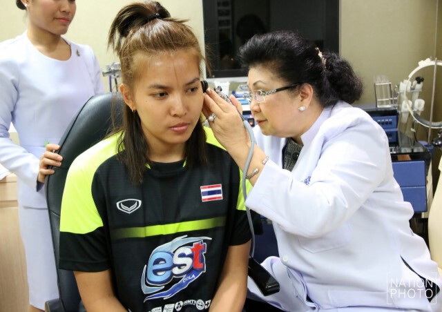 ตบลูกยางสาวไทย ตรวจร่างกาย เตรียมลุยศึกโอลิมปิก