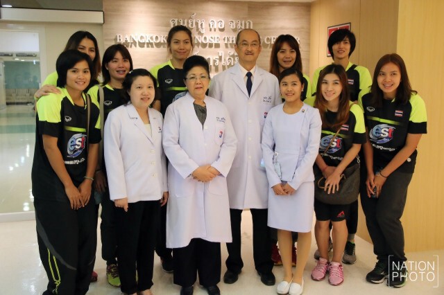 ตบลูกยางสาวไทย ตรวจร่างกาย เตรียมลุยศึกโอลิมปิก