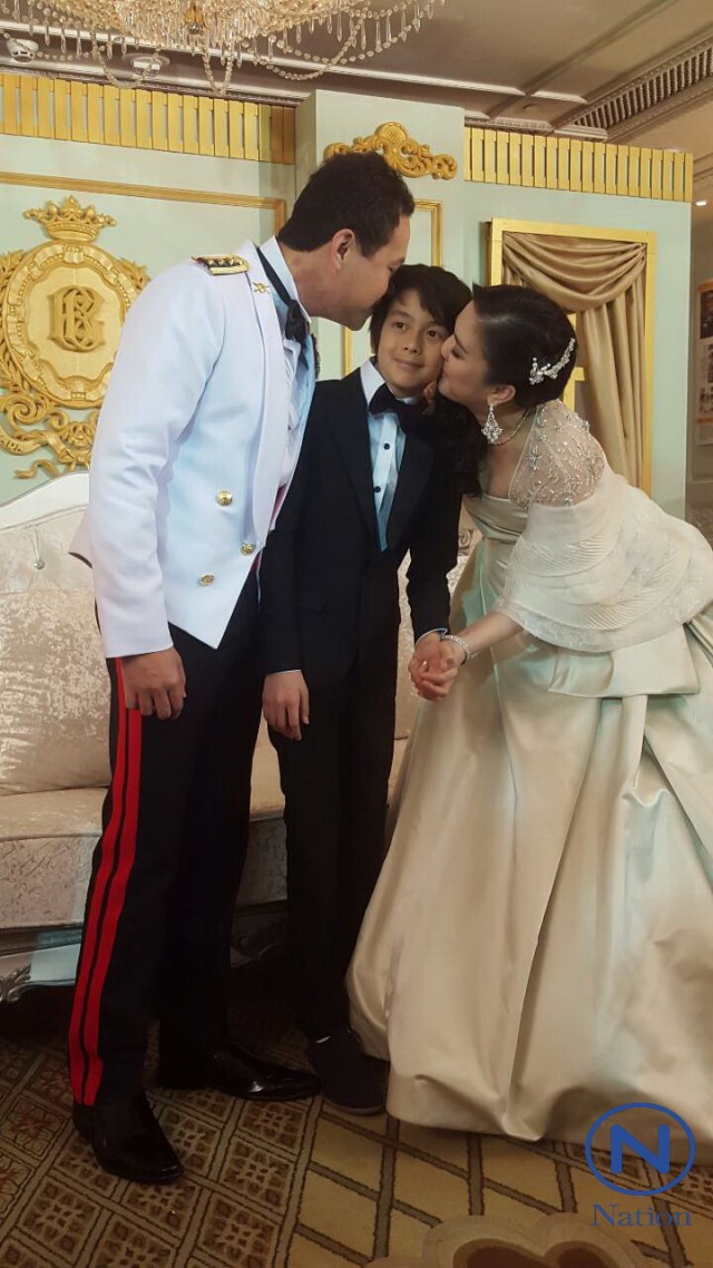 "โบ-แบงค์" ควงคู่ฉลองมงคลสมรสชื่นมื่น